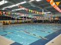 Swimming championship in a pool