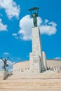 Statue of Liberty in Budapest Royalty Free Stock Photo