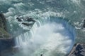 Aerial shot of Horseshoe falls- Niagara Falls Ontario Royalty Free Stock Photo