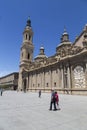 Basilica del,pilar in zaragoza Royalty Free Stock Photo
