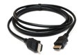 A black High Definition Multimedia Interface cable Royalty Free Stock Photo