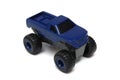 A blue monster truck toy car Royalty Free Stock Photo