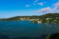 lookout point in governor celso ramos Royalty Free Stock Photo