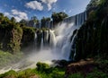 Iguazu Waterfalls Jungle Argentina Brazil Royalty Free Stock Photo