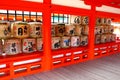 Sake Barrels at Shinto Shrine