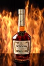 Bottle of Hennessy Cognac Royalty Free Stock Photo