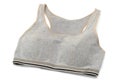 A light grey colored sports brassiere Royalty Free Stock Photo