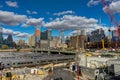 New York Highline Hudson Yards Construction Work Cranes Building