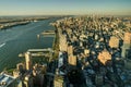 New York Skyline View Manhatten Sunset from World Trade Center F