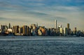 New York Skyline Cityview Manhatten with Empire State Building Royalty Free Stock Photo