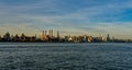 New York Skyline Cityview Manhatten with Empire State Building Royalty Free Stock Photo