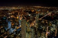 New York Skyline Cityview Manhatten Night from World Trade Cente