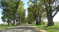 Highway 2 to Montevideo, in the department of Colonia del Sacramento Royalty Free Stock Photo