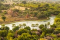 The landscape in pugan,myanmar Royalty Free Stock Photo