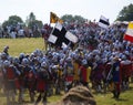 Grunwald, Poland - 2009-07-18: Battle Royalty Free Stock Photo