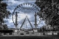 BORDEAUX THE BEAUTIFUL BIG WHEEL DOMINATES THE RIVER