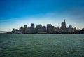 Skyline View of San Francisco In California from Ferry