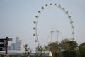 A photo taken on the Singapore Flyer Ferris wheel at dawn Royalty Free Stock Photo