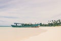 A boat in the beach Royalty Free Stock Photo