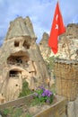 Traditional cave dwelling in Cappadocia Royalty Free Stock Photo