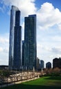 Photo of tall buildings. Chicago Royalty Free Stock Photo