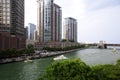 Photo of tall buildings from South Loop in Chicago Royalty Free Stock Photo