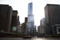 Photo of tall buildings from South Loop in Chicago Royalty Free Stock Photo