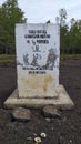 Photo of the Tanjung Popaya Protected Forest Boundary Monument,