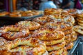 Photo of tasty national eastern, turkey simit bakery