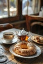 Photo of tasty national eastern, turkey simit bakery