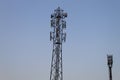 Photo of a telephone tower in India Royalty Free Stock Photo