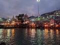 Photo of temple in haridwar of India.