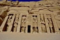 Temple of the lady of Ramses, Abu Simbel Egypt Royalty Free Stock Photo