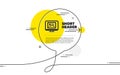 Photo thumbnail simple icon. Monitor with Image sign. Vector