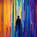 Vibrant Silhouette: Monumental Scale Artwork With Rich Colors