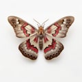 Realistic 3d Moth Illustration On Transparent Background