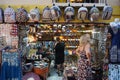 Tourists Shopping at the Arab Quarter in Granada Spain