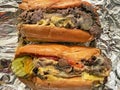 Traditional American Steak and Cheese Sub Royalty Free Stock Photo