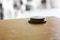 Photo of tree Coin on wooden floor.