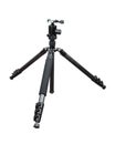 Photo tripod with ball head on white background Royalty Free Stock Photo