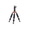 photo tripod camera cartoon vector illustration Royalty Free Stock Photo