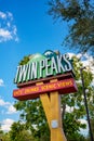 Photo of the Twin Peaks restaurant sign Davie Florida