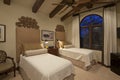 Two beds in luxury villa