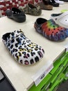 Photo of Two Croc Shoes for women animal print and Tie Dye design