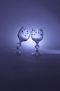 Photo of two glasses 2 Royalty Free Stock Photo