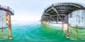 360 photo under the Brighton Palace Pier