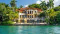 Photo of an upscale single family home in Beach on the Venetian Islands.