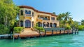 Photo of an upscale single family home in Beach on the Venetian Islands.