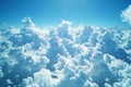 A photo of various clouds in the sky, high quality, high resolution Royalty Free Stock Photo