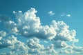 A photo of various clouds in the sky, high quality, high resolution Royalty Free Stock Photo